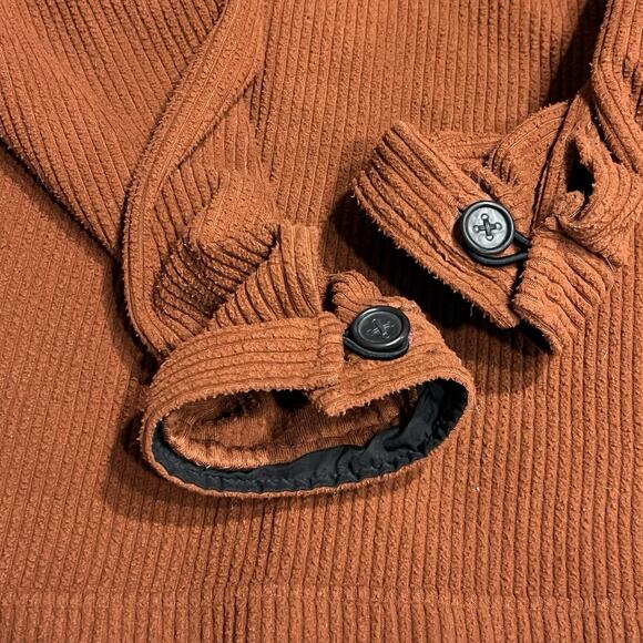 Nike ACG Corduroy Button Down Shirt Womens Size Medium Burnt Orange - Picture 7 of 8